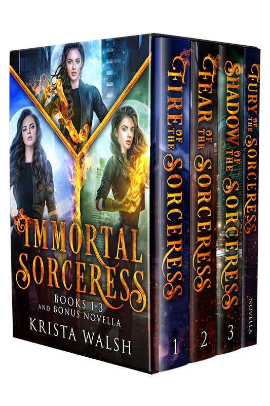The Immortal Sorceress, Books 1 - 3 + Bonus Novella