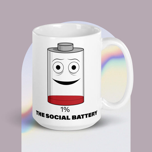 Social Battery Mug